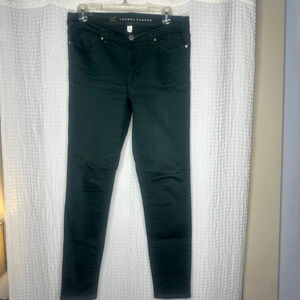 Women's LC Lauren Conrad Dark Green Skinny Jeans Size 8
